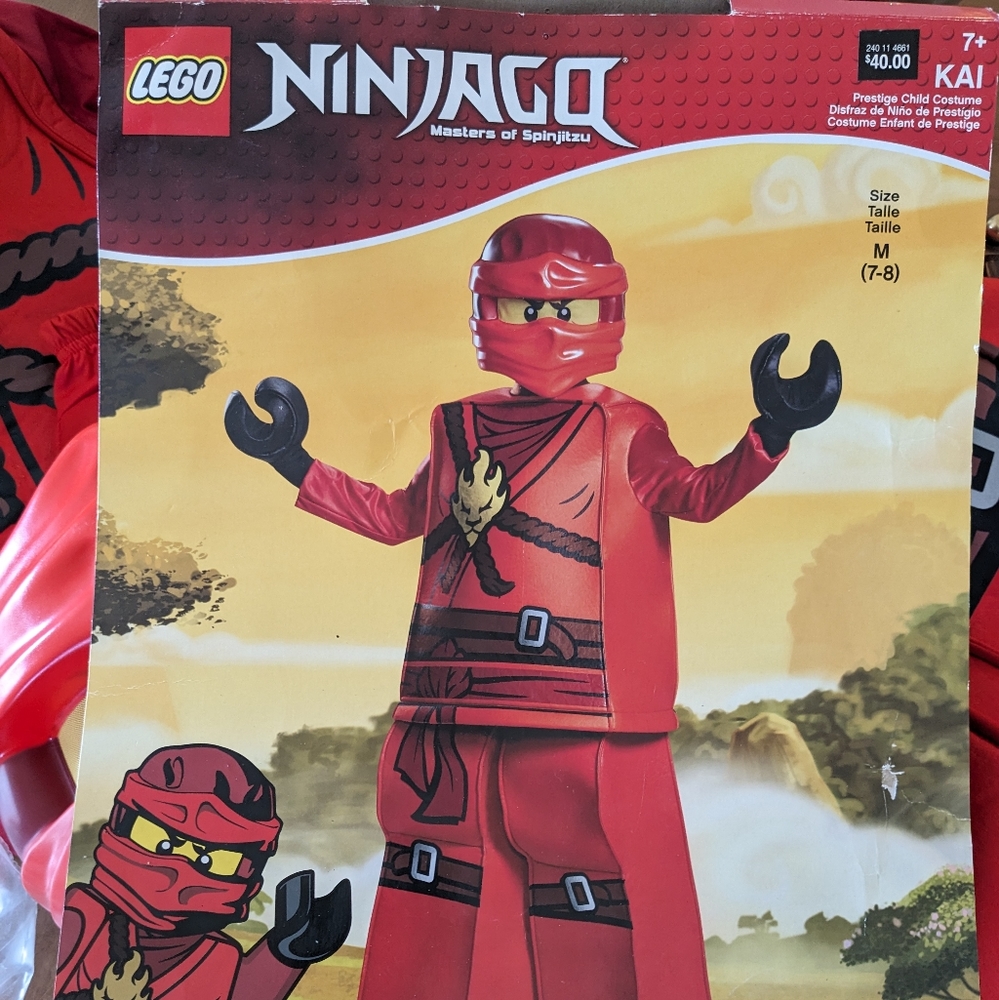 Lego Ninjago Costume Kai 7-8